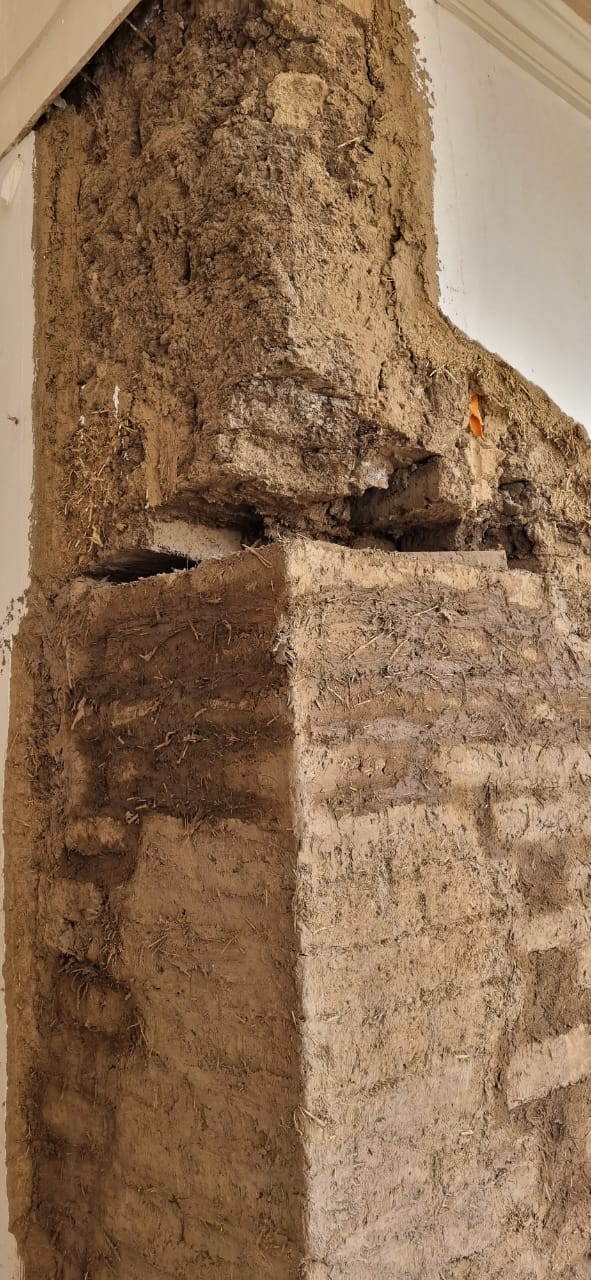 Parte de la obra de remodelación del edificio patrimonial