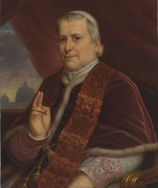 Intervención pintura “Retrato del Papa Pío IX”, autor Anónimo. | Museo  Histórico Domínico