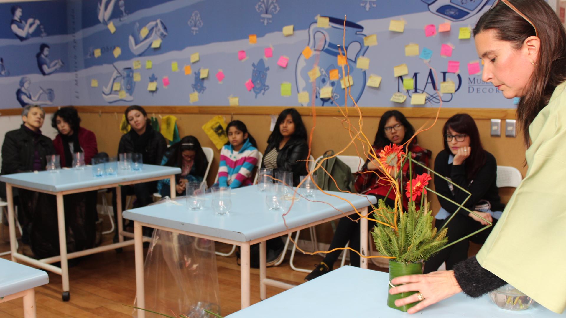 Taller de ikebana