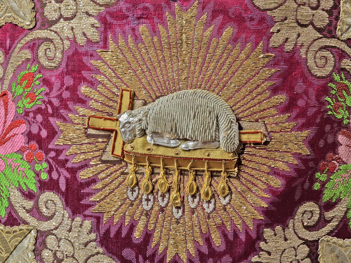 Casulla (detalle Agnus Dei)