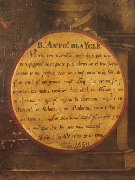 Beato Antonio de la Iglesia (detalle)