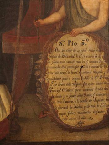 San Pío V (detalle)